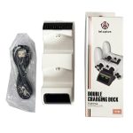 Für PS4 Slim / Pro Gamepad Docking Ladegerät Controller Dual Ladegerät mit Display Lichter, For PS4 (Black), For PS4 (White) – Bild 6