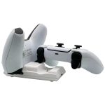 Für PS5 Controller Dock Ladegerät Gamepad Dual Port Schnellladegerät, For PS5 (White), For PS5 (Black) – Bild 3