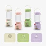 Dreipoliges dimmbares LED-Nachtlicht für Camping, dekoratives Umgebungslicht – Bild 2