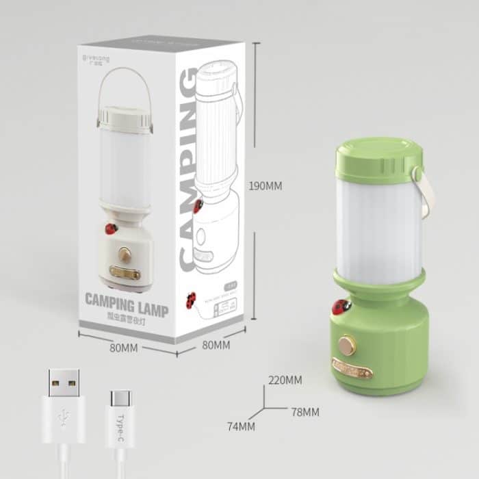 Dreipoliges dimmbares LED-Nachtlicht für Camping, dekoratives Umgebungslicht – Bild 12