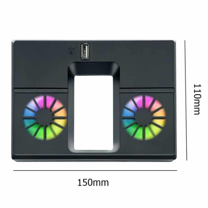 Für Xbox Series X Konsolenlüfter mit LED-Leuchten, hinterer Lüfterkühler – Bild 2