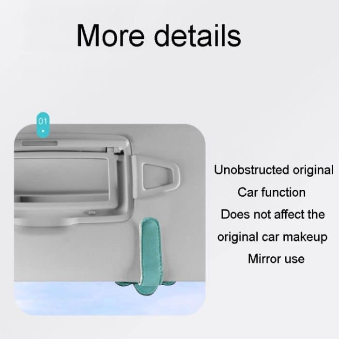 Kfz-Schatten-Brillenhalter, Auto-Visier, Sonnenbrille und Ticket-Organizer – Bild 6