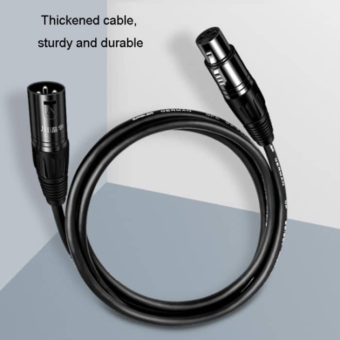 JINGHUA Mikrofonkabel, XLR-Stecker auf Buchse, symmetrisches Kabel, Mischpult, Verstärker, Audiokabel, 1.5M, 3M, 5M, 10M – Bild 4