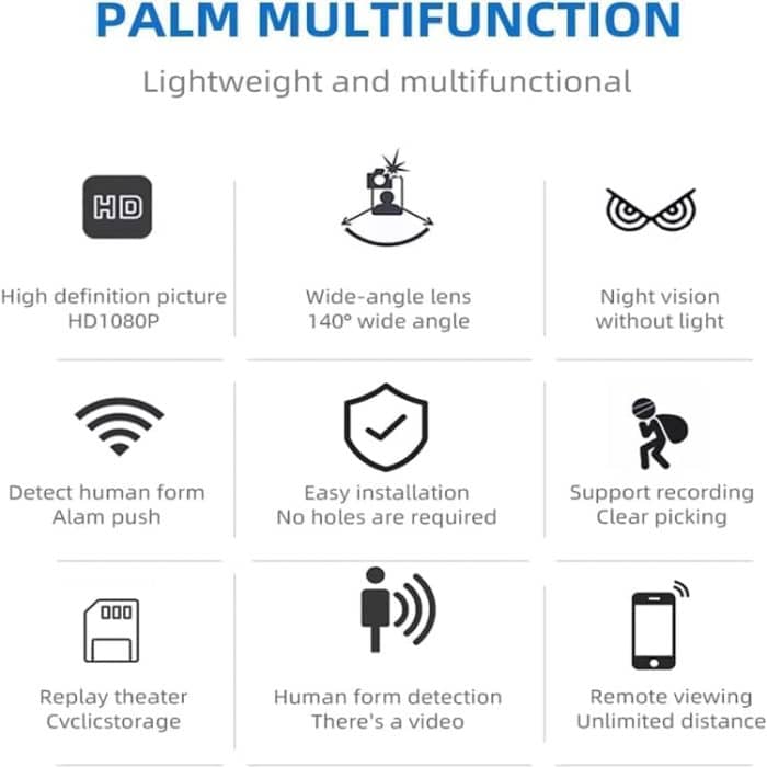 2 Millionen Pixel HD Home Smart WIFI Remote Mini 1080P Überwachungskamera, X5, X5+32G, X5+64G, X5+128G – Bild 6