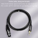 JINGHUA 3,5-mm-Stecker auf XLR-Buchse, Mikrofonkabel, Computer-Mixer-Audiokabel, 1.5m, 3m, 5m, 10m – Bild 3