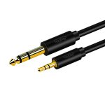 JINGHUA 3,5 mm bis 6,5 mm Audiokabel, Verstärker, Gitarre, 6,35 mm Kabel, 0.5m, 1.5m, 3m, 5m