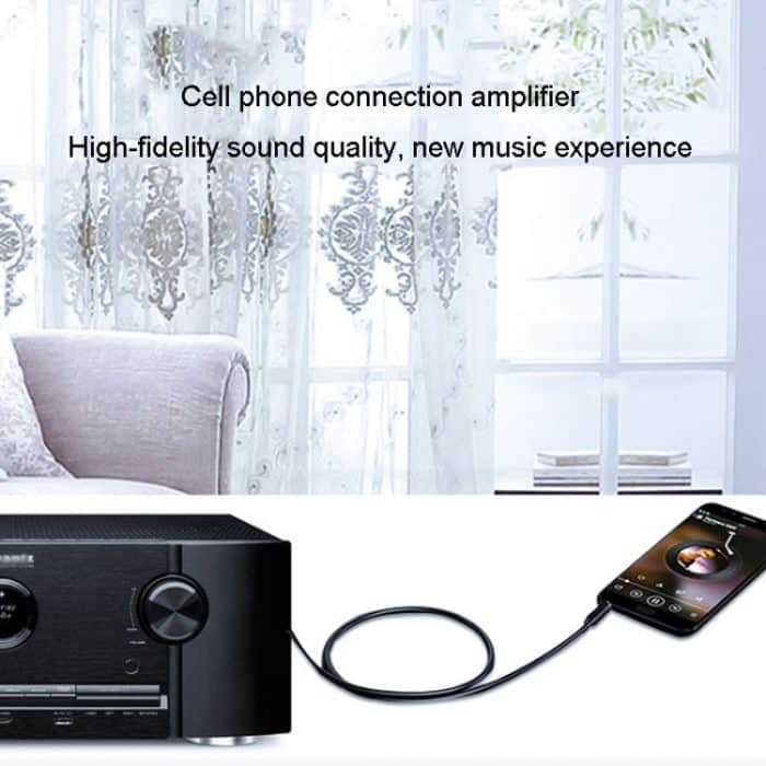 JINGHUA 3,5 mm bis 6,5 mm Audiokabel, Verstärker, Gitarre, 6,35 mm Kabel, 0.5m, 1.5m, 3m, 5m – Bild 8