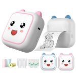 C26 Mini tragbarer Bluetooth-Fotoetiketten-Thermodrucker, Blue+1 Paper, Pink+1 Paper, Blue+5 Paper, Pink+5 Paper, Blue+5 Stickers, Pink+5 Stickers, Blue+10 Paper, Pink+10 Paper, Blue+5 Paper+5 Stickers+3 Color Paper, Pink+5 Paper+5 Stickers+3 Color Paper – Bild 2