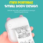 C26 Mini tragbarer Bluetooth-Fotoetiketten-Thermodrucker, Blue+1 Paper, Pink+1 Paper, Blue+5 Paper, Pink+5 Paper, Blue+5 Stickers, Pink+5 Stickers, Blue+10 Paper, Pink+10 Paper, Blue+5 Paper+5 Stickers+3 Color Paper, Pink+5 Paper+5 Stickers+3 Color Paper – Bild 6