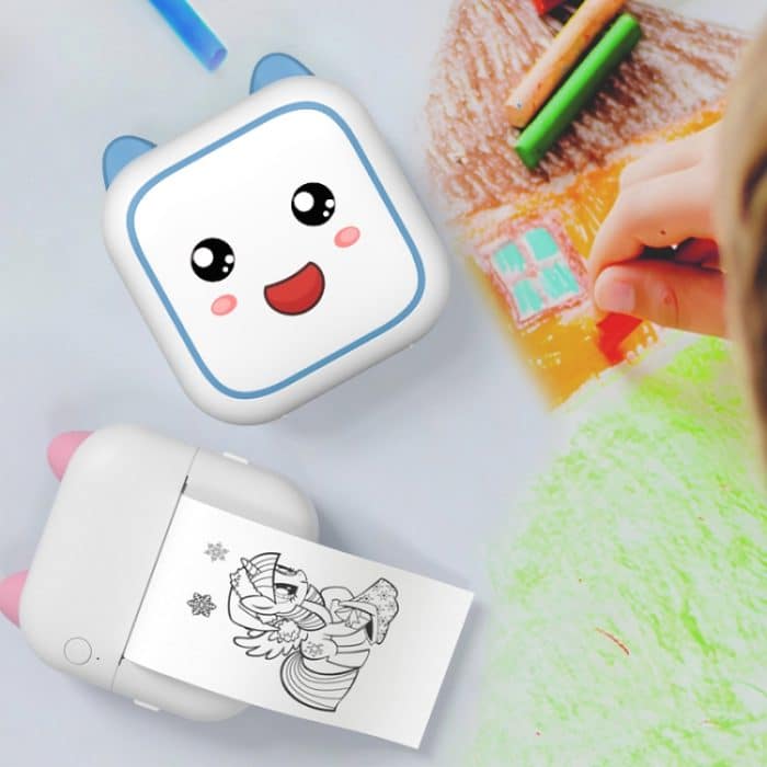 C26 Mini tragbarer Bluetooth-Fotoetiketten-Thermodrucker, Blue+1 Paper, Pink+1 Paper, Blue+5 Paper, Pink+5 Paper, Blue+5 Stickers, Pink+5 Stickers, Blue+10 Paper, Pink+10 Paper, Blue+5 Paper+5 Stickers+3 Color Paper, Pink+5 Paper+5 Stickers+3 Color Paper – Bild 7