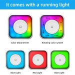 Tragbarer Mini-Bluetooth-Drucker mit RGB-Licht, tintenloser Dokumentenetikettendrucker, with 1-Roll Paper, with 5-Rolls Paper, with 5-Rolls Stickers, with 5 Paper+5 Stickers+3 Color Paper – Bild 4