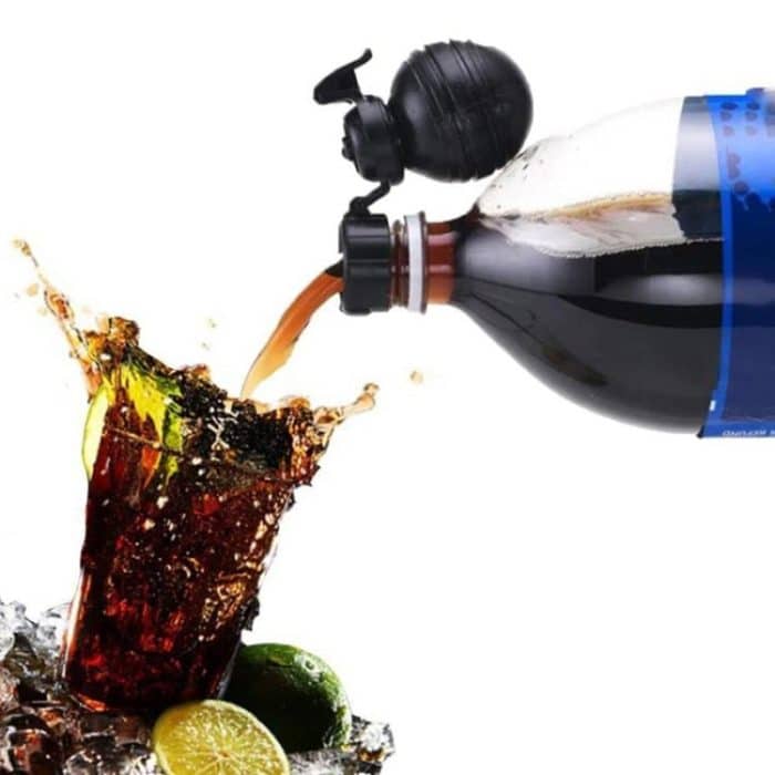 Silikon-Kugel, kohlensäurehaltige Getränke, Frischhaltedeckel, aufblasbarer Deckel für Cola-Flaschen, 7 x 4cm – Bild 4