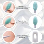 Silikon-Reinigungsbürste Beauty Tool Doppelseitige Nase zum Reinigen von Mitesserentfernern – Bild 6