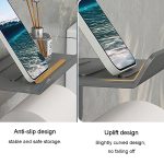 Edelstahl-Badezimmerrollenpapierhalter, No-Punch-Handy-Aufbewahrungsregal, Phone Rack (White), Paper Rack (White）, Phone Rack (Black), Paper Rack (Black), Phone Rack (Gray), Paper Rack (Gray) – Bild 10