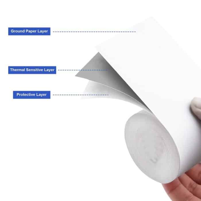 100 Volumen/Karton 57 x 50 mm Thermopapier zum Mitnehmen in der Küche, zum Drucken von Quittungspapier – Bild 3