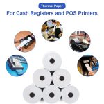 100 Volumen/Karton 57 x 50 mm Thermopapier zum Mitnehmen in der Küche, zum Drucken von Quittungspapier – Bild 4