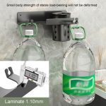 Badezimmer-Haartrockner-Regal zur Wandmontage, Seifen- und Toilettenartikelregal, With Hair Dryer Rack (White), With Hair Dryer Rack (Black), With Cup (White) – Bild 9