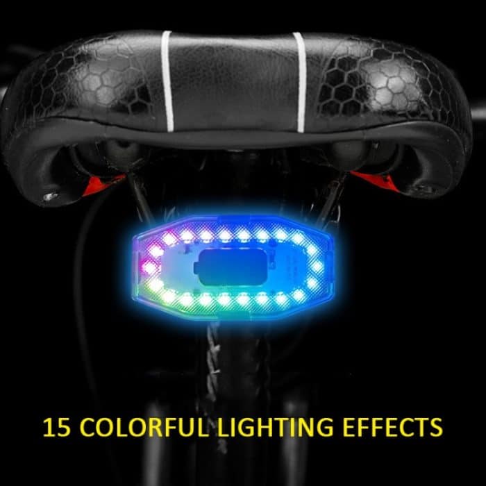 Wiederaufladbares 60-Lumen-buntes Licht-Fahrrad-Rücklicht-Helm-Warnlicht, BF-915, BF-911, BF-913 – Bild 5