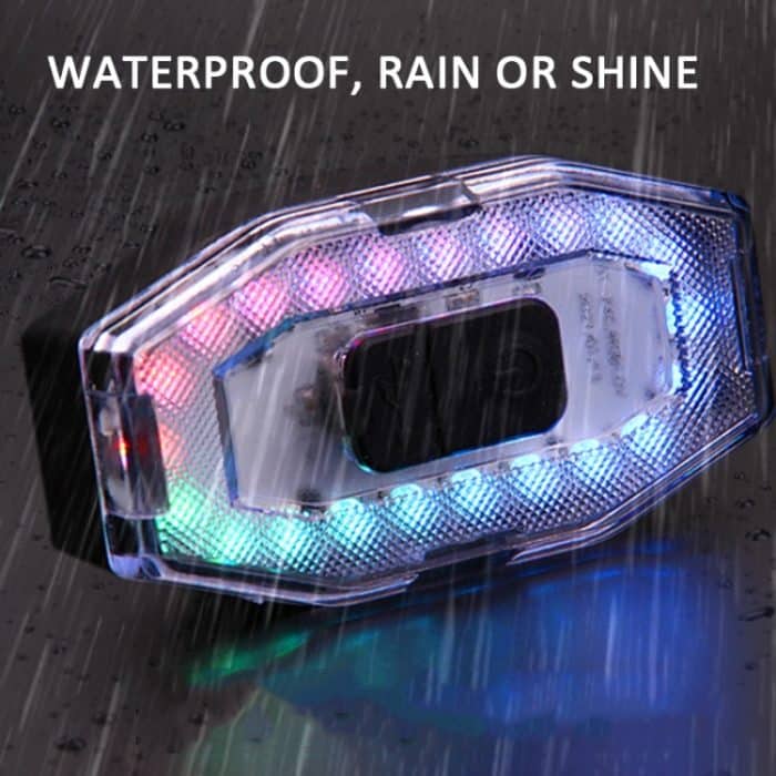 Wiederaufladbares 60-Lumen-buntes Licht-Fahrrad-Rücklicht-Helm-Warnlicht, BF-915, BF-911, BF-913 – Bild 6