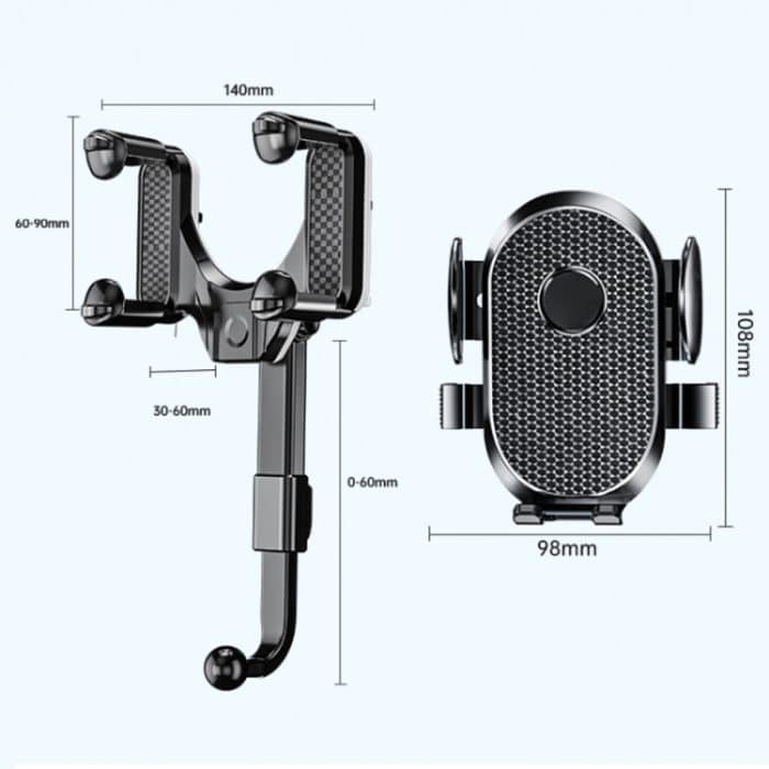 Auto-Rückspiegel-Handyhalter, multifunktionale AR-Navigationshalterung – Bild 3
