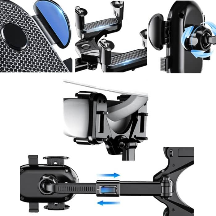 Auto-Rückspiegel-Handyhalter, multifunktionale AR-Navigationshalterung – Bild 5