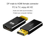 JINGHUA DP-Stecker auf HDMI-Buchse, Adapter, Video-Audio-Anschluss, 1080P Universal Version, 4K Universal Version – Bild 2