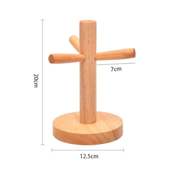 Zeichnung Tassenrahmen Home Kaffee Teetasse Rahmen Abfluss Lagerregal, Small Rubber Wood, Large Rubber Wood, Large Bamboo – Bild 6