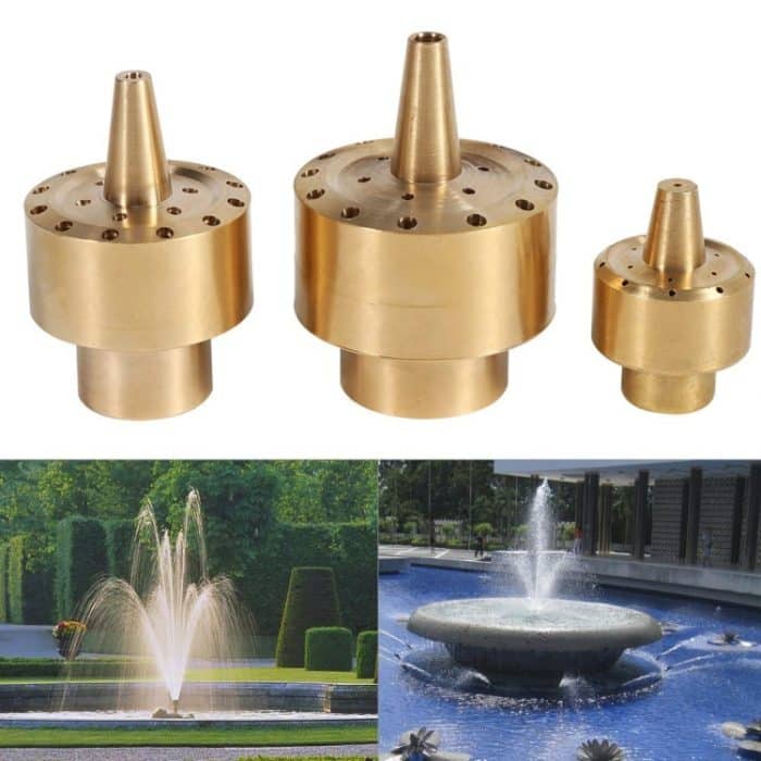 Alle Messing-Blumensäulen-Düsen-Innendraht-Garten-Wasserspiele-Landschaftsbrunnen-Düsen, 2 Points, DN15 4 Points, DN20 6 Points, DN25 1 inch, DN40 1.5 inch, DN50 2 inch – Bild 5