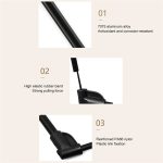 Outdoor Camping Leichter bequemer Klappstuhl Camping Park Freizeit Strand Tragbarer Einzelkissenstuhl – Bild 5