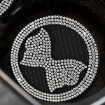 Auto-Multifunktions-Anti-Rutsch-Untersetzer mit Diamantschleifenkristall