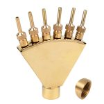 Kupferne Phoenix-Schwanzdüsen-Wasser-Landschaftsbrunnen-Ausrüstung, 1 inch, 1.5 inch, 2 inch – Bild 2