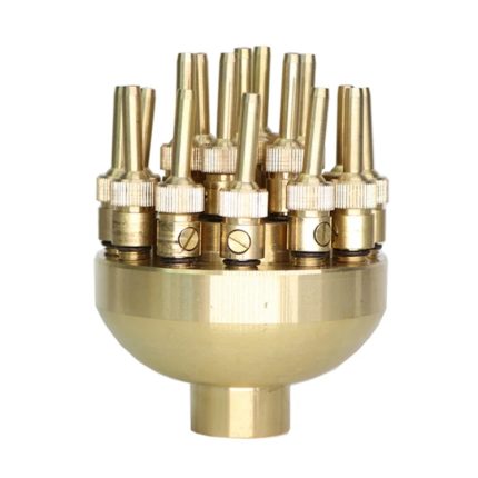Kupfer verstellbare 3-lagige Blumendüse Wasserlandschaftsschicht-Blumenbrunnen-Sprinkler, DN25 1 inch, DN40 1.5 inch, DN50 2 inch