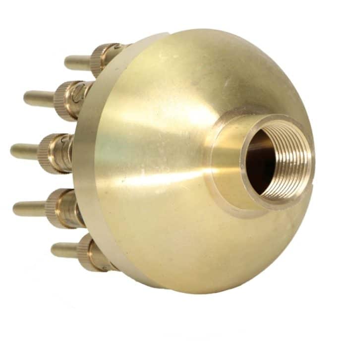 Kupfer verstellbare 3-lagige Blumendüse Wasserlandschaftsschicht-Blumenbrunnen-Sprinkler, DN25 1 inch, DN40 1.5 inch, DN50 2 inch – Bild 2