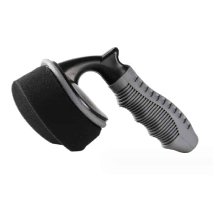 Langlebige, gebogene Schwammbürste zum Wachsen von Autoreifen, Waxing Brush – Bild 2