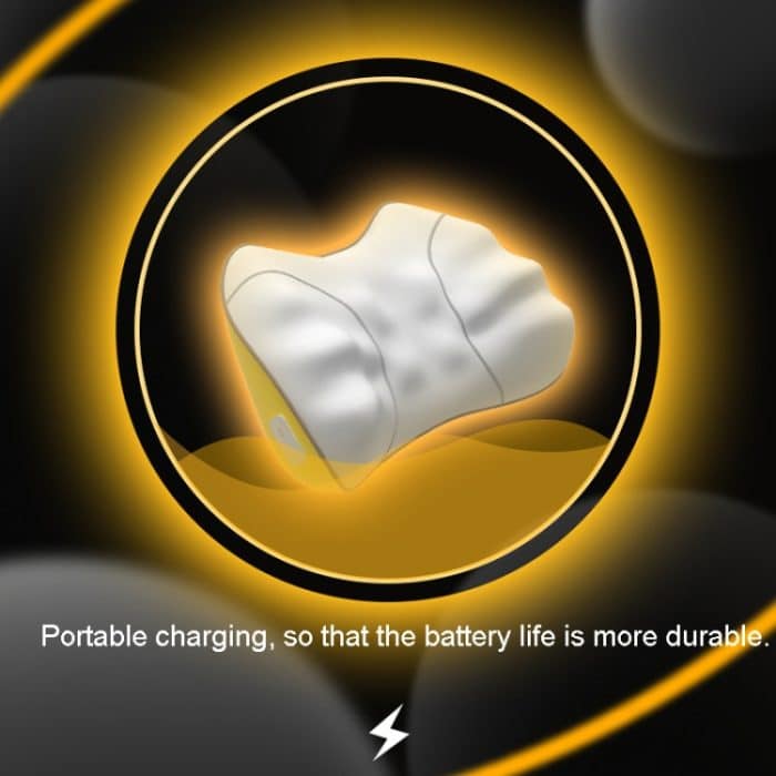 Taillen- und Rückenmassagegerät, Lendenwirbel, Auto-Nackenmassagekissen, Wired Model Gray, Charging Model Gray, Charging Model Yellow, Wired Model Yellow – Bild 11
