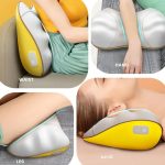 Taillen- und Rückenmassagegerät, Lendenwirbel, Auto-Nackenmassagekissen, Wired Model Gray, Charging Model Gray, Charging Model Yellow, Wired Model Yellow – Bild 13