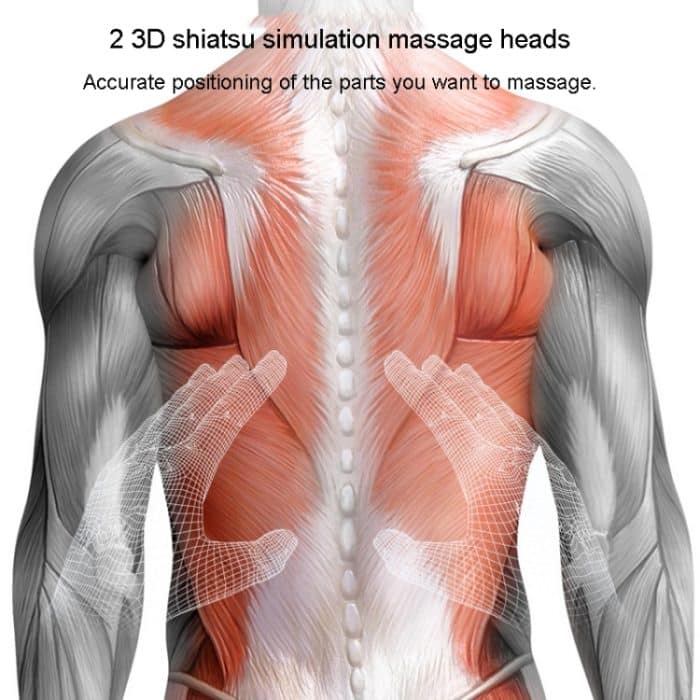 Taillen- und Rückenmassagegerät, Lendenwirbel, Auto-Nackenmassagekissen, Wired Model Gray, Charging Model Gray, Charging Model Yellow, Wired Model Yellow – Bild 14