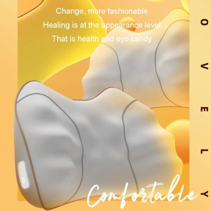 Taillen- und Rückenmassagegerät, Lendenwirbel, Auto-Nackenmassagekissen, Wired Model Gray, Charging Model Gray, Charging Model Yellow, Wired Model Yellow – Bild 5