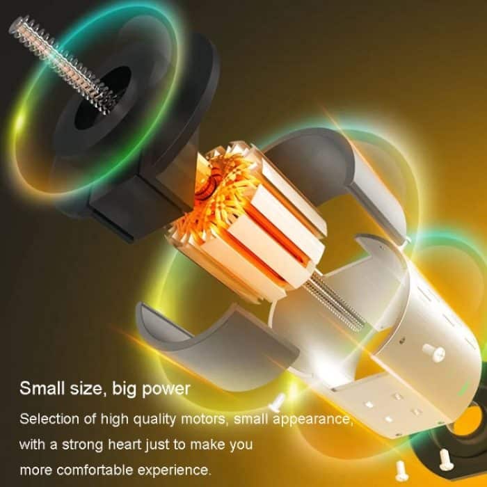 Taillen- und Rückenmassagegerät, Lendenwirbel, Auto-Nackenmassagekissen, Wired Model Gray, Charging Model Gray, Charging Model Yellow, Wired Model Yellow – Bild 8