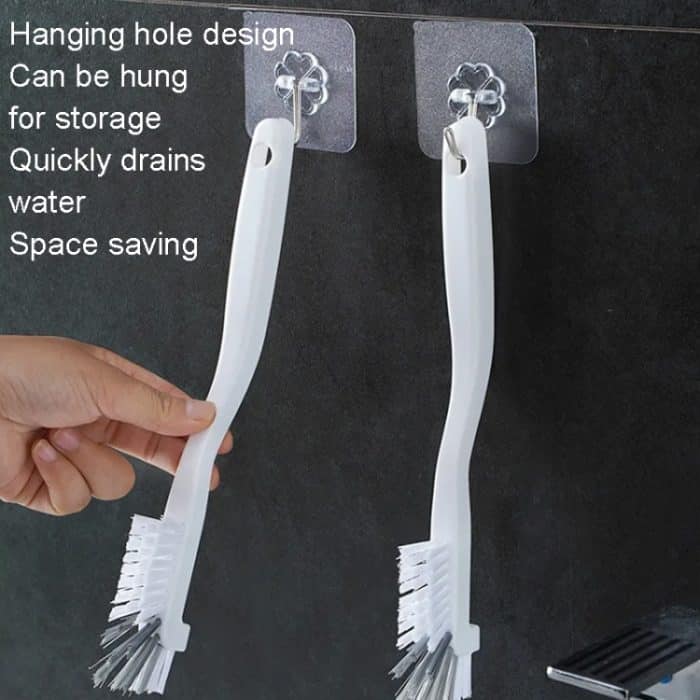 Topfbürsten-Reinigungskrebsbürste, langer Griff, hartes Haar, Multifunktions-Reinigungsbürste – Bild 6