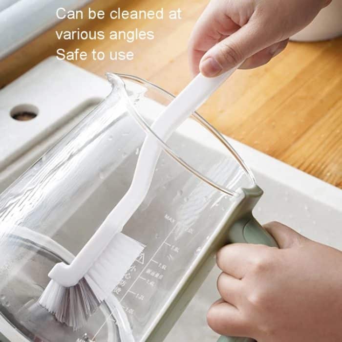 Topfbürsten-Reinigungskrebsbürste, langer Griff, hartes Haar, Multifunktions-Reinigungsbürste – Bild 7