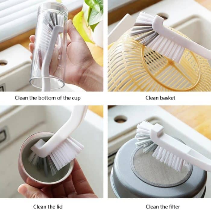 Topfbürsten-Reinigungskrebsbürste, langer Griff, hartes Haar, Multifunktions-Reinigungsbürste – Bild 9