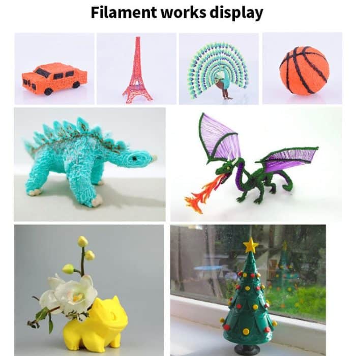 Verbrauchsmaterialien für 3D-Druckstifte, 1,75 mm hoch, robustes Linienmaterial, umweltfreundliches Rohmaterial, Druckseidenfaden, 10colors /Set PCL 5m – Bild 6