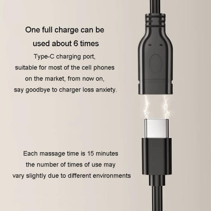 Multifunktions-Lendenwirbelmassagegerät, Auto-Halswirbelsäulen-Massagekissen mit heißer Taille, Plug-in Model Yellow, Charging Model Yellow, Charging Model Gray – Bild 5