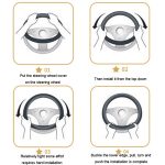 Auto-Mesh-Lenkradabdeckung, atmungsaktive, elastische Griffhülse, 38cm – Bild 6