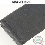 Handgenähter, rutschfester Lenkradbezug aus Mikrofaser, universelle drehbare Griffhülle, 38cm – Bild 3