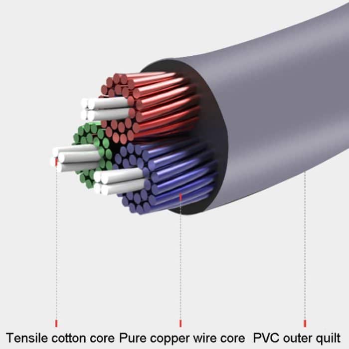 JINGHUA A240 3,5 mm Stecker auf Stecker Audiokabel Handy Auto Stereo Mikrofon Anschlusskabel, 1.5m, 3m, 5m, 10m, 15m, 20m, 30m – Bild 4