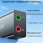 JINGHUA Z169A USB-zu-AV-Soundkarte mit Kabelkonverter, Computer-Host zu 3,5-Audio-Port-Adapter – Bild 3