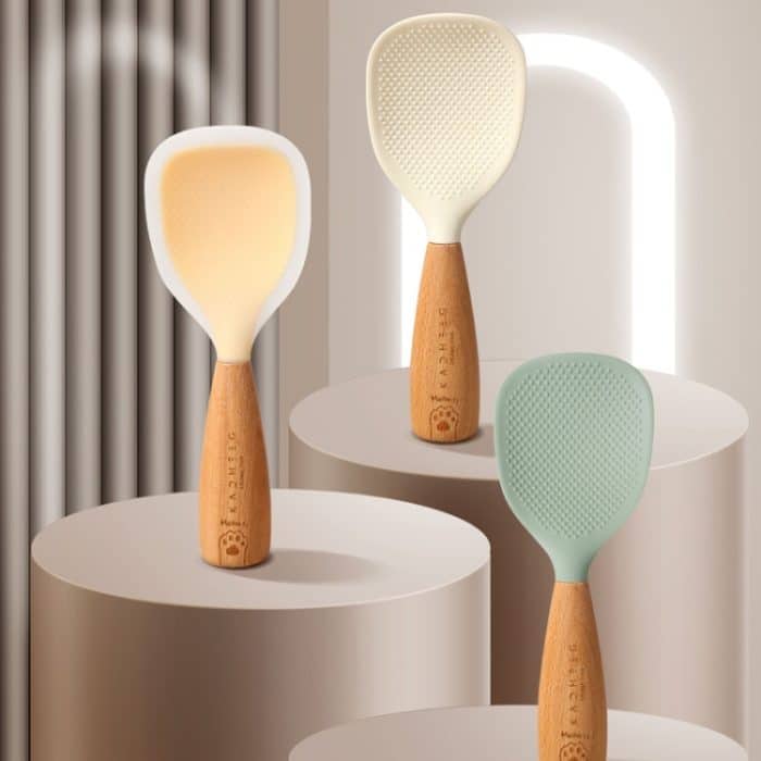 Kacheeg Haushalts-Reiskocher-Löffel, stehend, antihaftbeschichtet, in Lebensmittelqualität – Bild 2