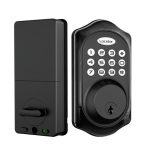 LOCSTAR C88 Bluetooth Remote Tuya Automatisches intelligentes elektronisches Passwort-Türschloss, C88 Black